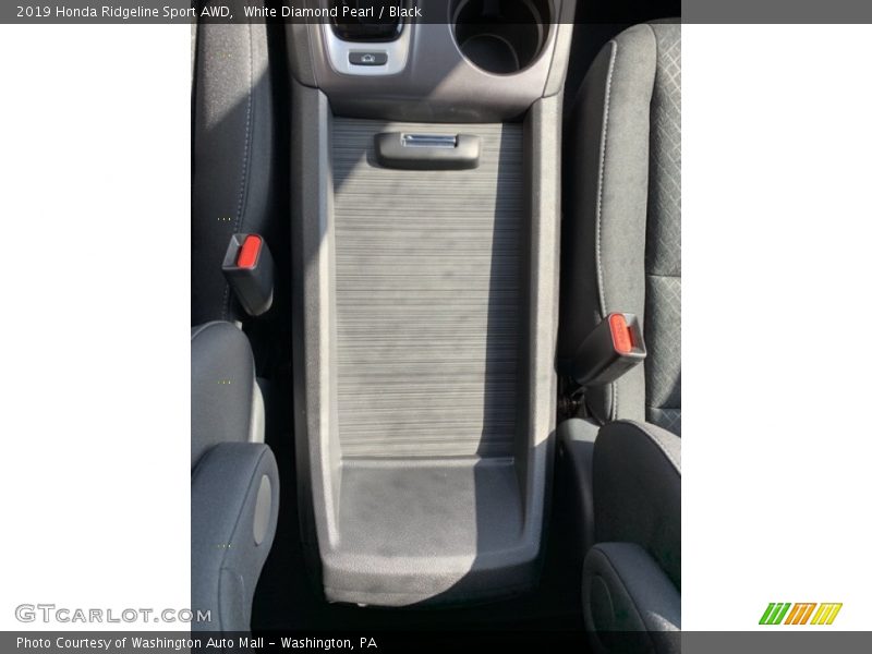 White Diamond Pearl / Black 2019 Honda Ridgeline Sport AWD