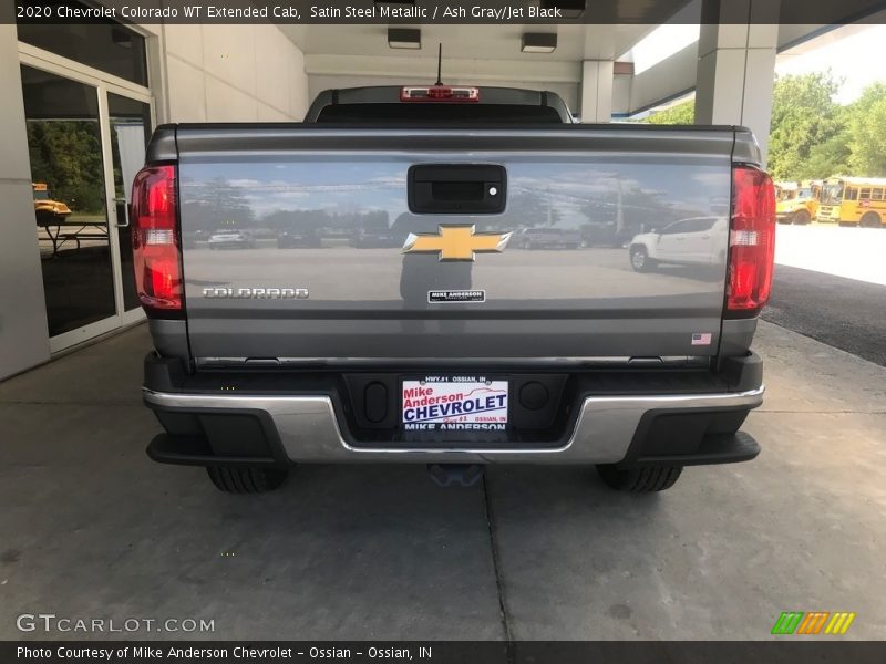 Satin Steel Metallic / Ash Gray/Jet Black 2020 Chevrolet Colorado WT Extended Cab