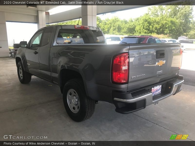 Satin Steel Metallic / Ash Gray/Jet Black 2020 Chevrolet Colorado WT Extended Cab