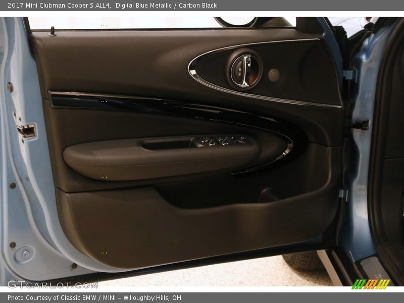 Digital Blue Metallic / Carbon Black 2017 Mini Clubman Cooper S ALL4