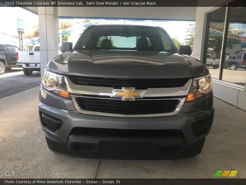 Satin Steel Metallic / Ash Gray/Jet Black 2020 Chevrolet Colorado WT Extended Cab