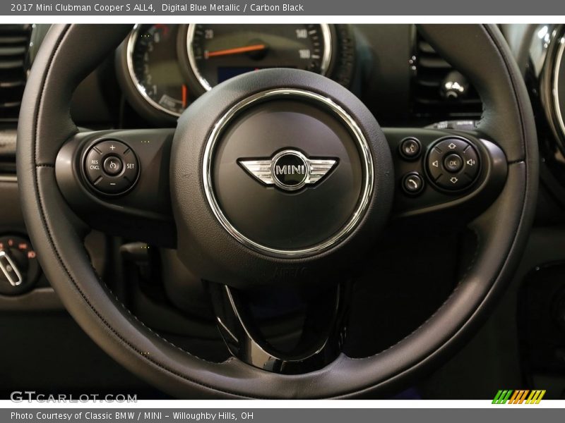 Digital Blue Metallic / Carbon Black 2017 Mini Clubman Cooper S ALL4