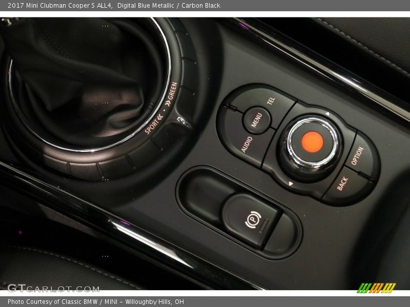 Digital Blue Metallic / Carbon Black 2017 Mini Clubman Cooper S ALL4