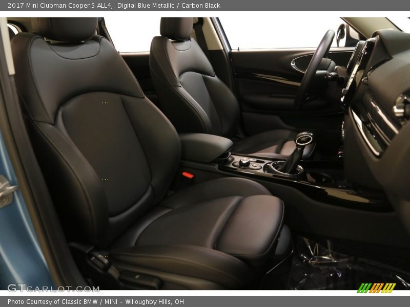 Digital Blue Metallic / Carbon Black 2017 Mini Clubman Cooper S ALL4