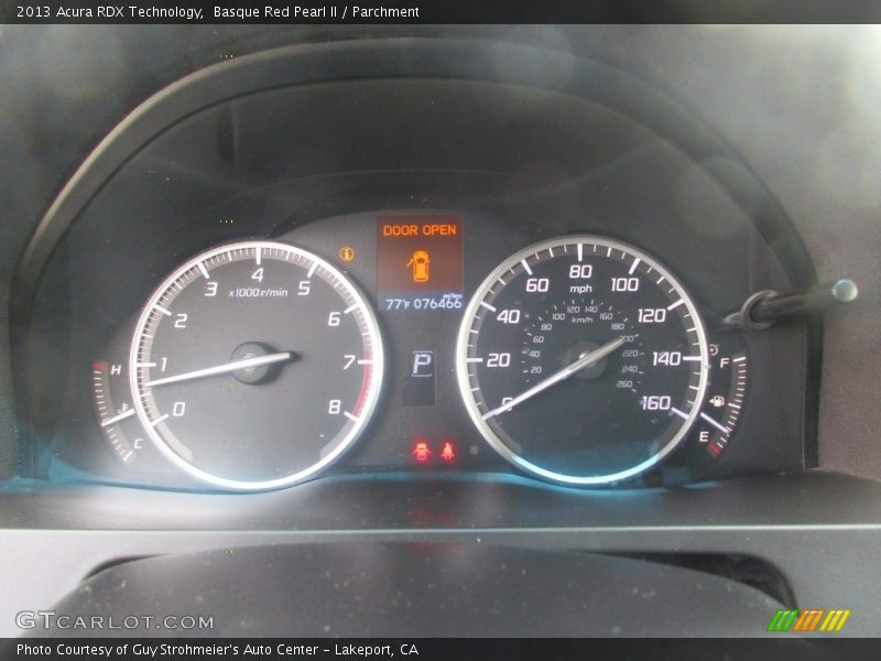 Basque Red Pearl II / Parchment 2013 Acura RDX Technology