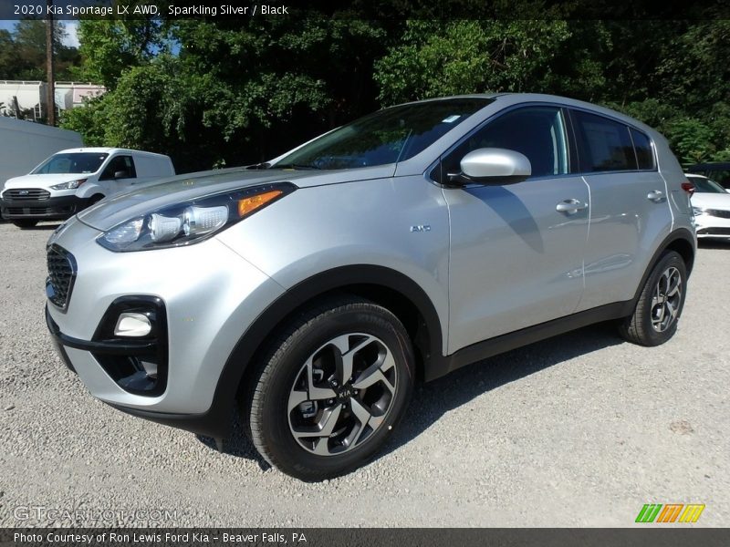 Sparkling Silver / Black 2020 Kia Sportage LX AWD