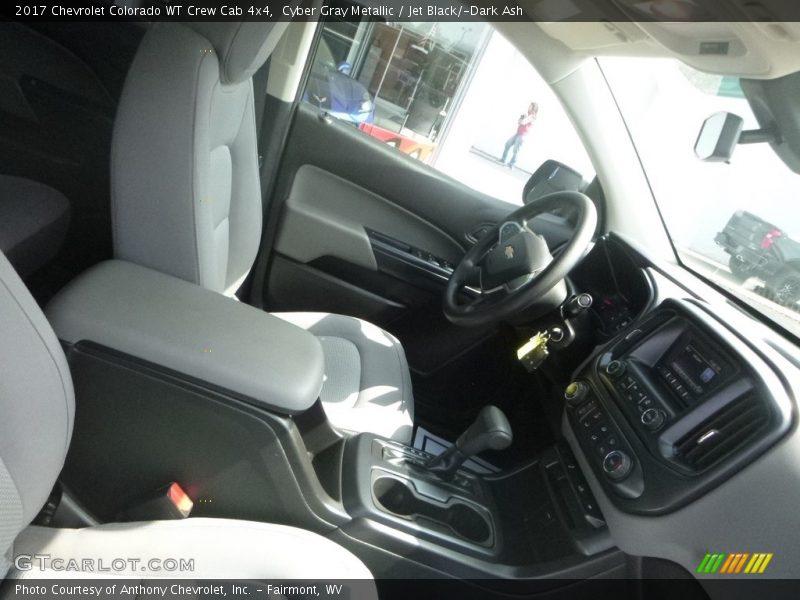 Cyber Gray Metallic / Jet Black/­Dark Ash 2017 Chevrolet Colorado WT Crew Cab 4x4