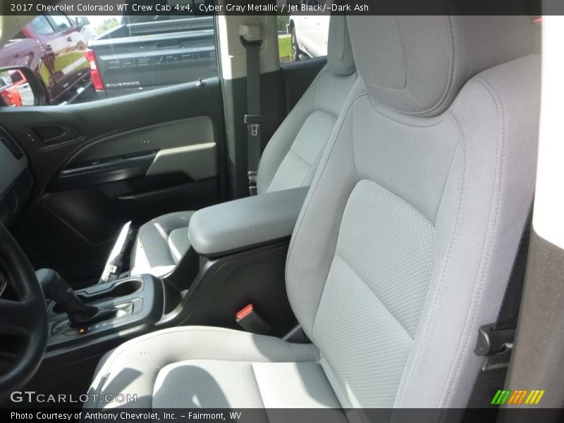 Cyber Gray Metallic / Jet Black/­Dark Ash 2017 Chevrolet Colorado WT Crew Cab 4x4