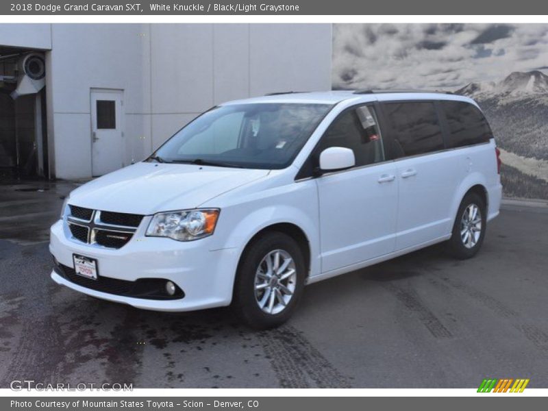 White Knuckle / Black/Light Graystone 2018 Dodge Grand Caravan SXT