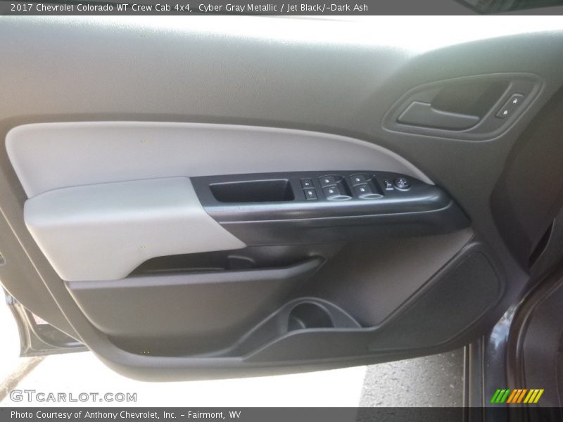 Cyber Gray Metallic / Jet Black/­Dark Ash 2017 Chevrolet Colorado WT Crew Cab 4x4