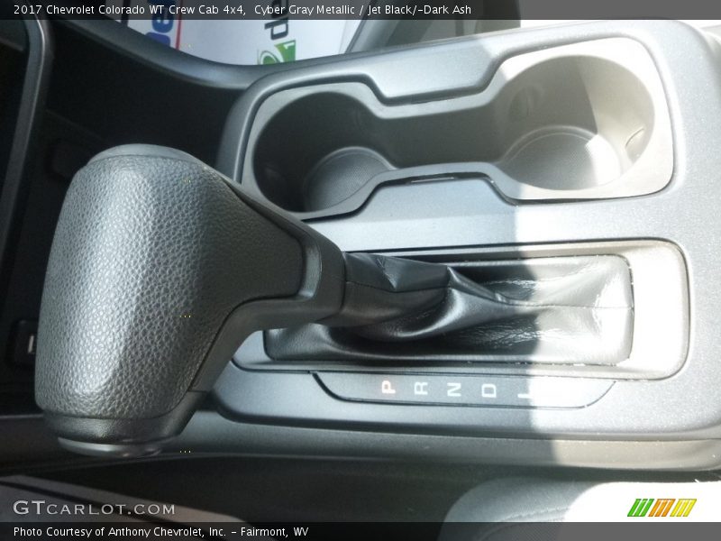 Cyber Gray Metallic / Jet Black/­Dark Ash 2017 Chevrolet Colorado WT Crew Cab 4x4