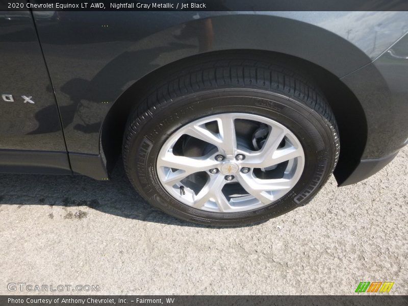 Nightfall Gray Metallic / Jet Black 2020 Chevrolet Equinox LT AWD