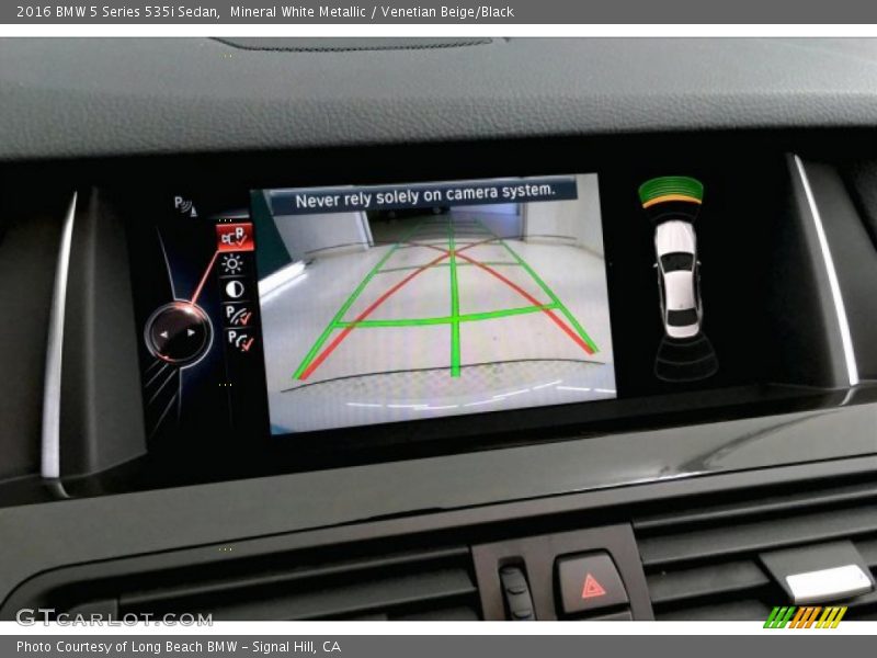 Mineral White Metallic / Venetian Beige/Black 2016 BMW 5 Series 535i Sedan