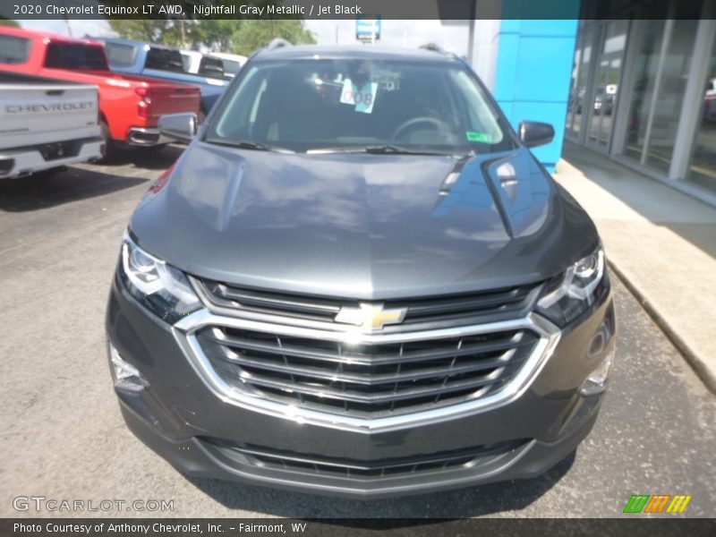 Nightfall Gray Metallic / Jet Black 2020 Chevrolet Equinox LT AWD