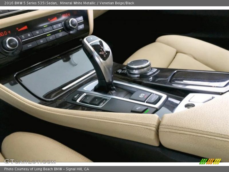 Mineral White Metallic / Venetian Beige/Black 2016 BMW 5 Series 535i Sedan
