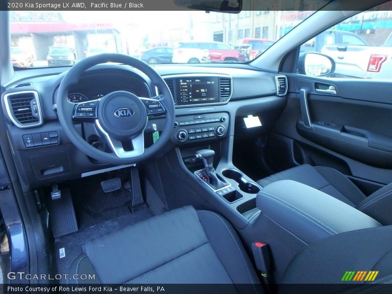  2020 Sportage LX AWD Black Interior