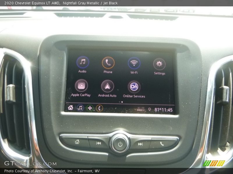 Nightfall Gray Metallic / Jet Black 2020 Chevrolet Equinox LT AWD