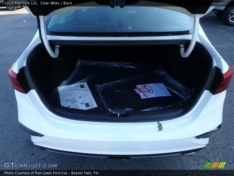 Clear White / Black 2020 Kia Forte LXS