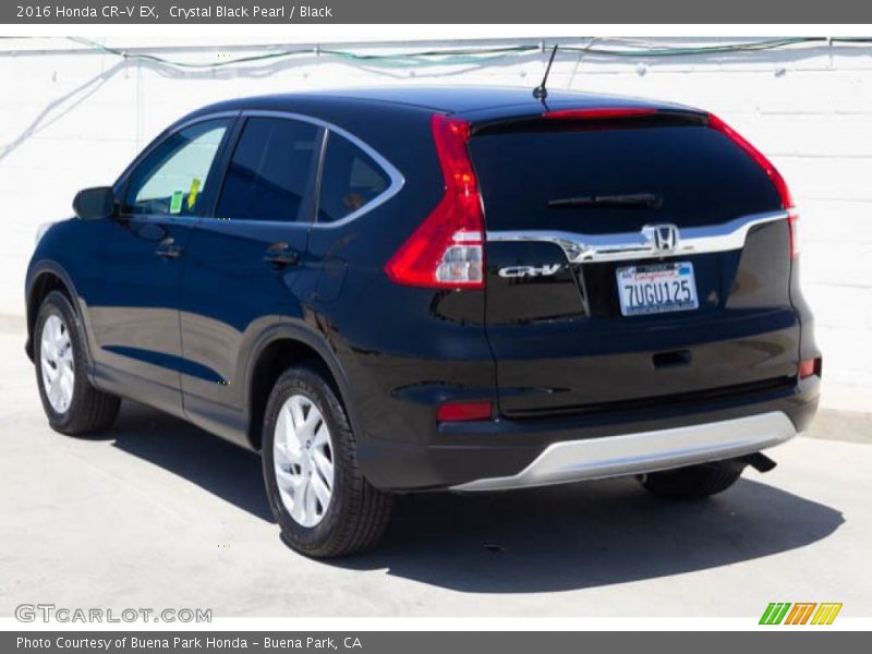 Crystal Black Pearl / Black 2016 Honda CR-V EX