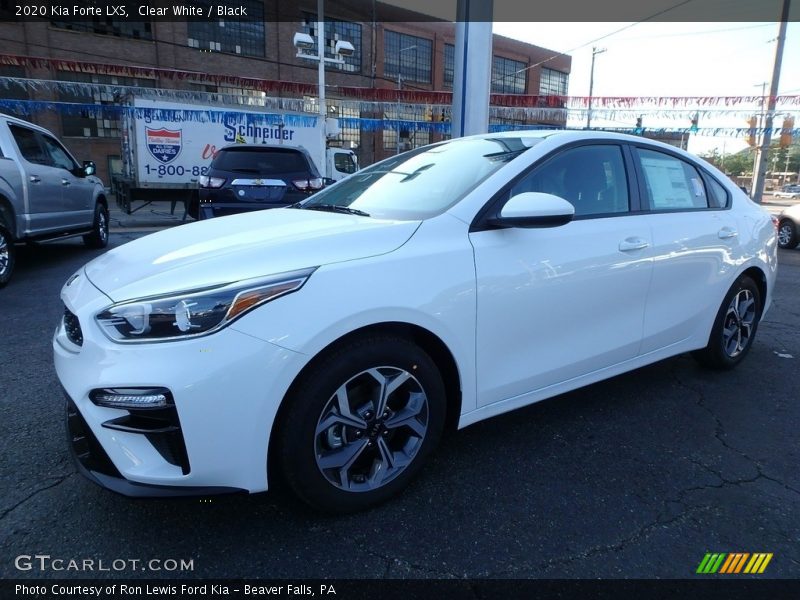 Clear White / Black 2020 Kia Forte LXS