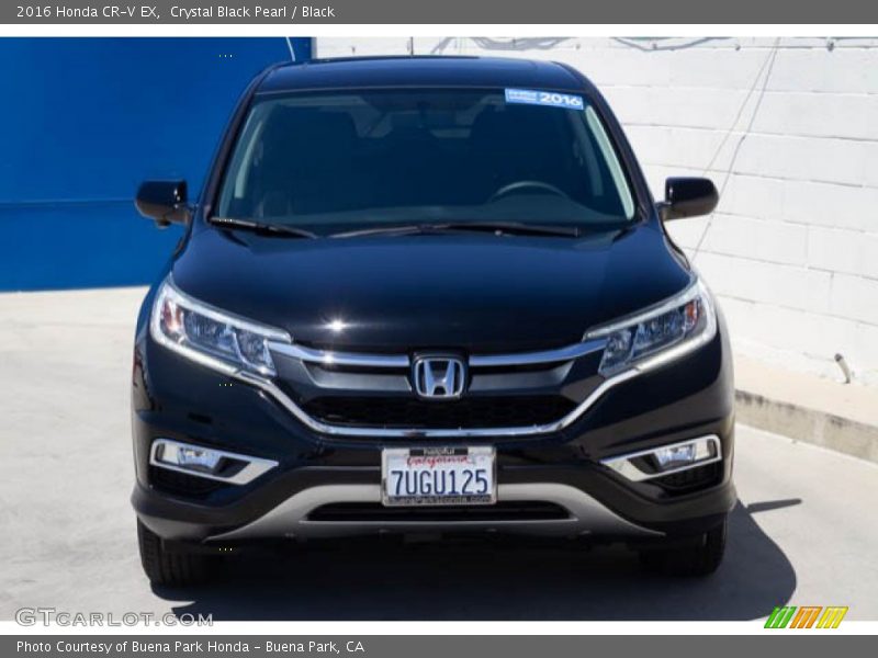 Crystal Black Pearl / Black 2016 Honda CR-V EX