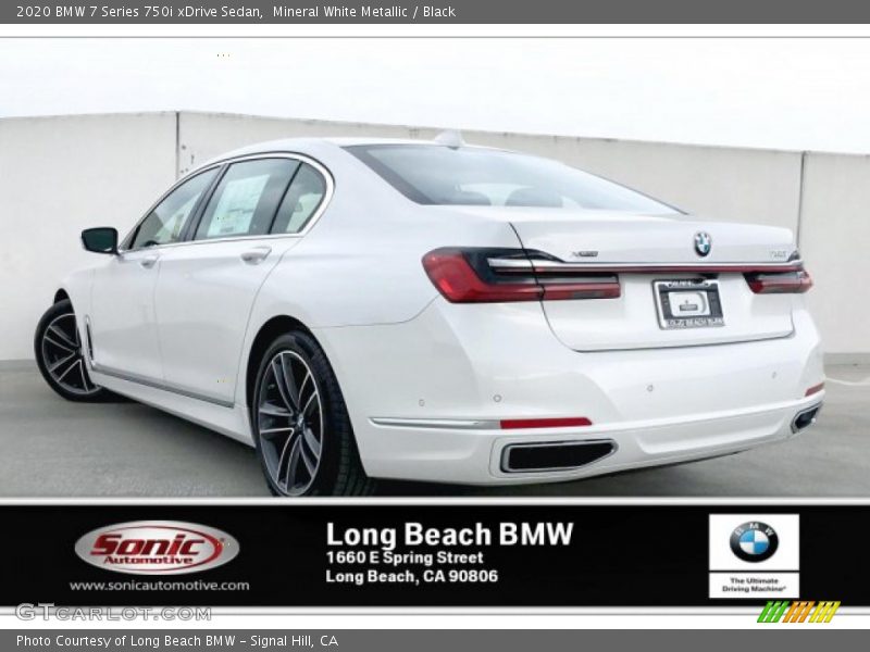 Mineral White Metallic / Black 2020 BMW 7 Series 750i xDrive Sedan