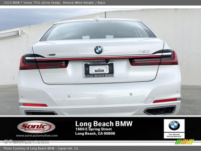Mineral White Metallic / Black 2020 BMW 7 Series 750i xDrive Sedan