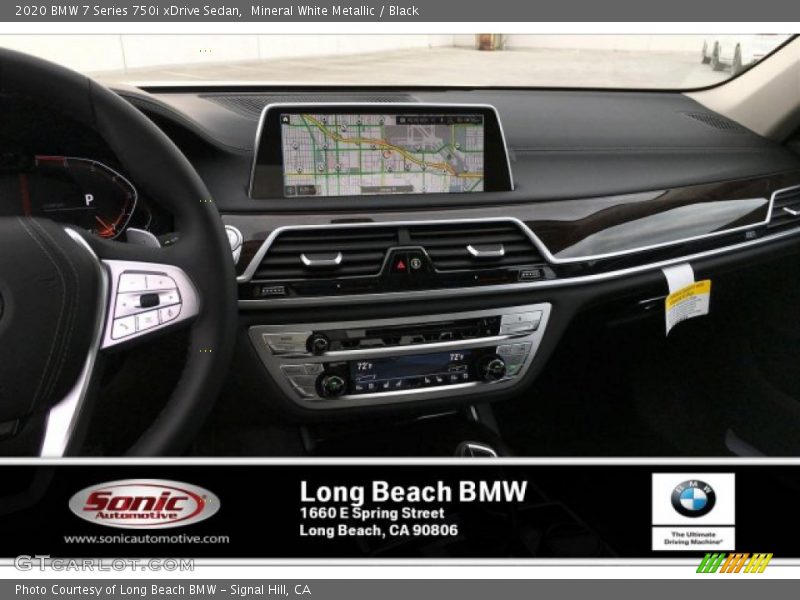 Mineral White Metallic / Black 2020 BMW 7 Series 750i xDrive Sedan