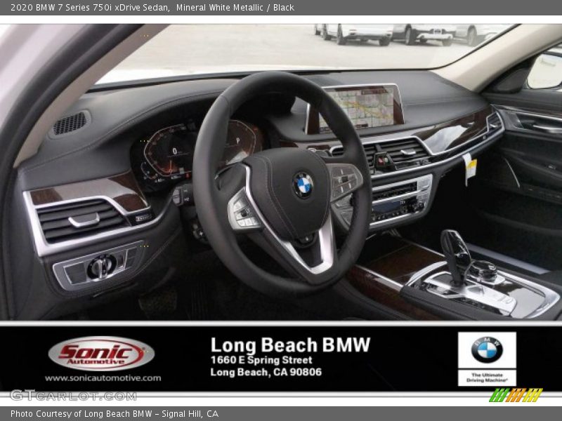 Mineral White Metallic / Black 2020 BMW 7 Series 750i xDrive Sedan