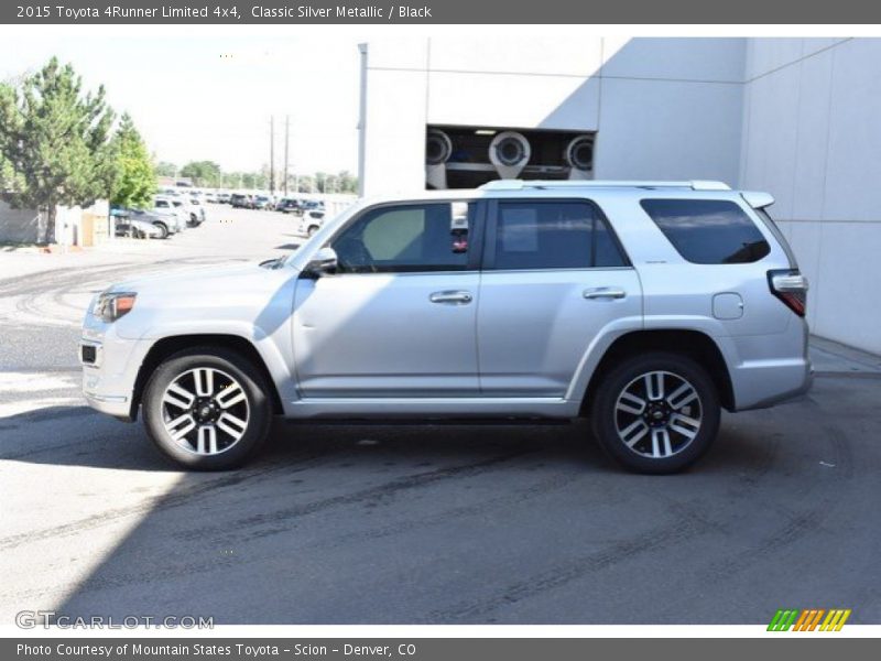 Classic Silver Metallic / Black 2015 Toyota 4Runner Limited 4x4