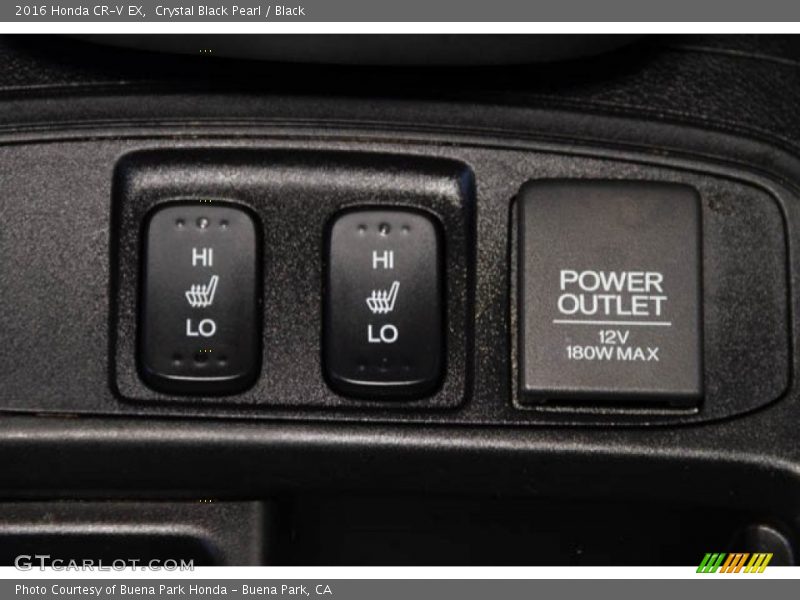 Crystal Black Pearl / Black 2016 Honda CR-V EX