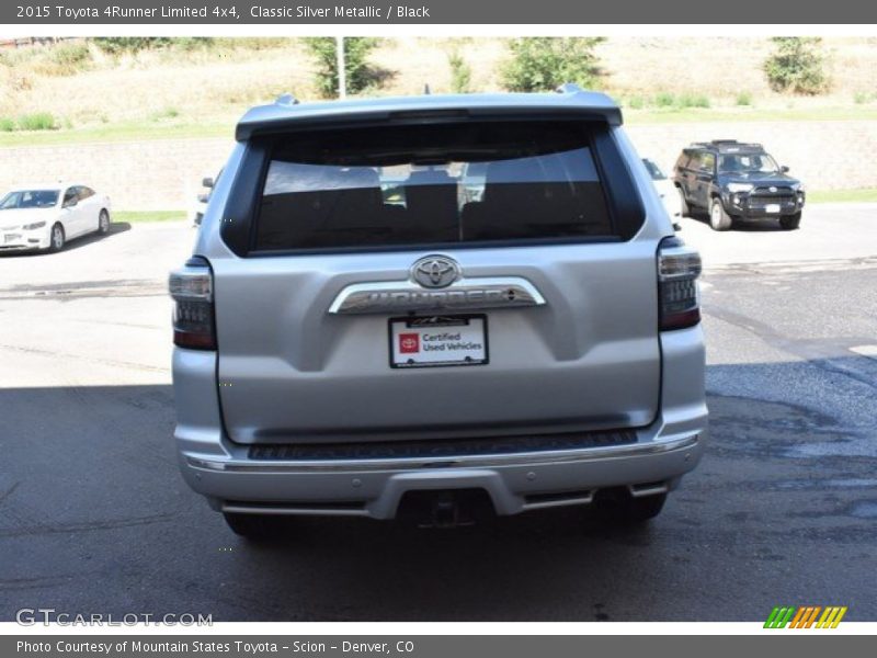 Classic Silver Metallic / Black 2015 Toyota 4Runner Limited 4x4