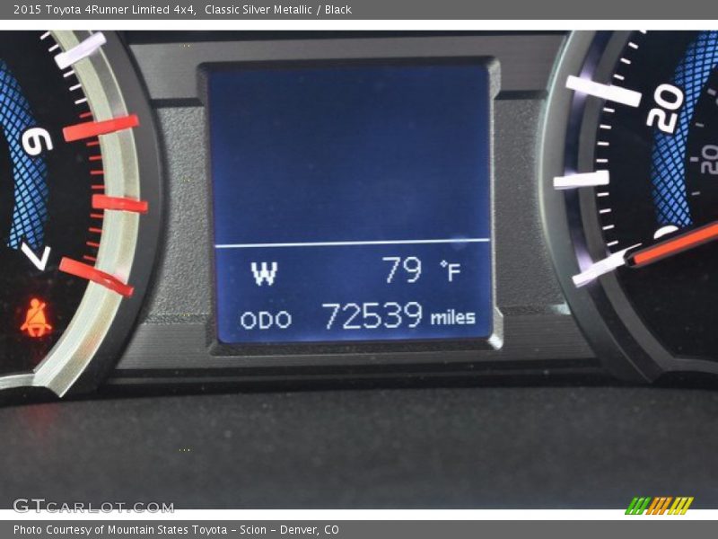 Classic Silver Metallic / Black 2015 Toyota 4Runner Limited 4x4