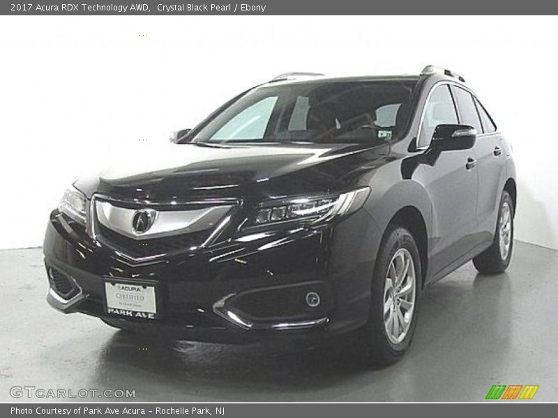 Crystal Black Pearl / Ebony 2017 Acura RDX Technology AWD