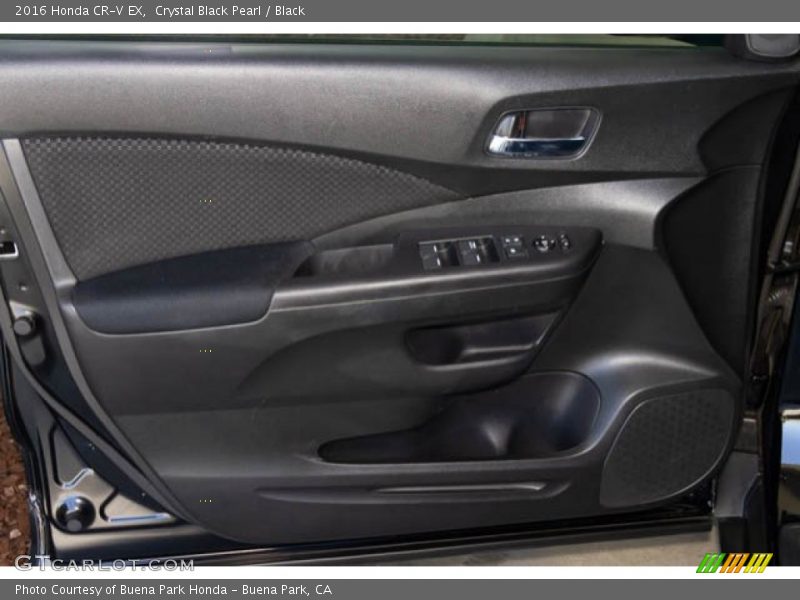 Crystal Black Pearl / Black 2016 Honda CR-V EX