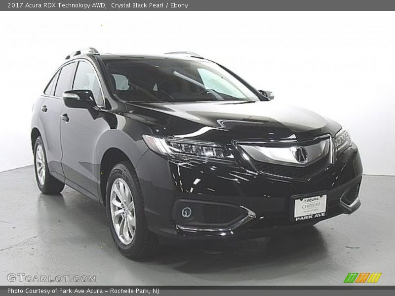 Crystal Black Pearl / Ebony 2017 Acura RDX Technology AWD
