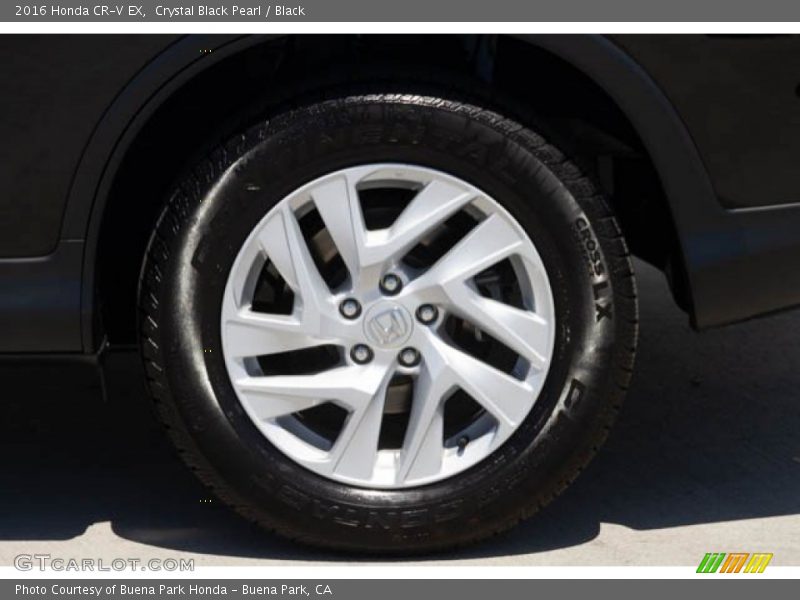 Crystal Black Pearl / Black 2016 Honda CR-V EX