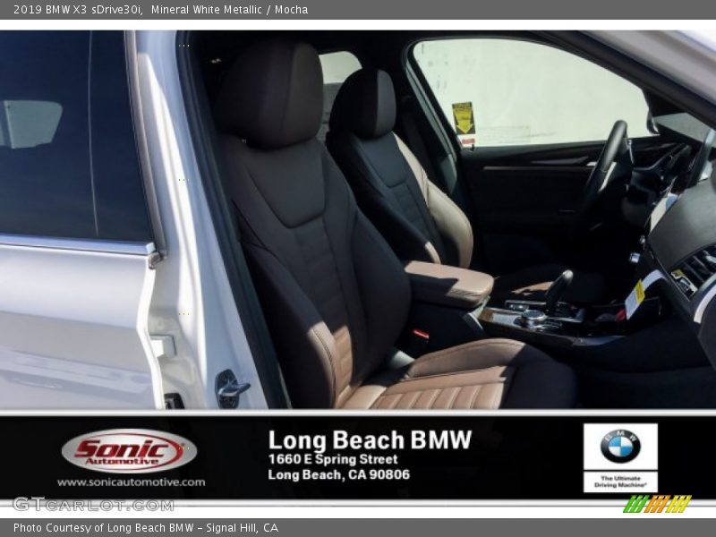 Mineral White Metallic / Mocha 2019 BMW X3 sDrive30i