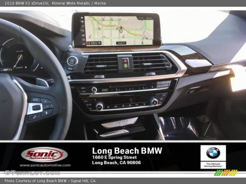 Mineral White Metallic / Mocha 2019 BMW X3 sDrive30i