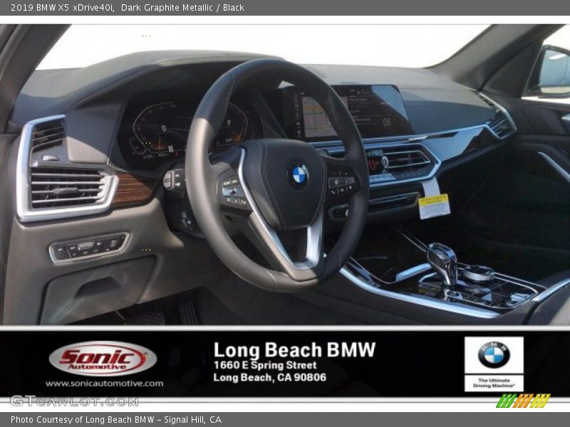 Dark Graphite Metallic / Black 2019 BMW X5 xDrive40i