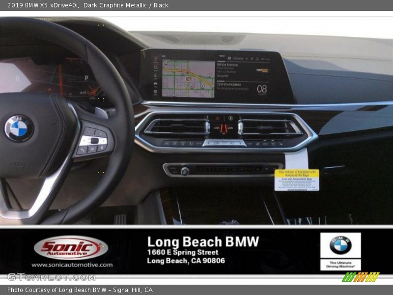 Dark Graphite Metallic / Black 2019 BMW X5 xDrive40i