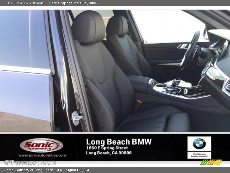 Dark Graphite Metallic / Black 2019 BMW X5 xDrive40i