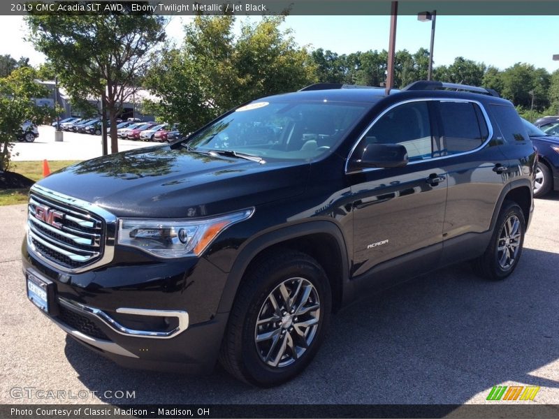Ebony Twilight Metallic / Jet Black 2019 GMC Acadia SLT AWD