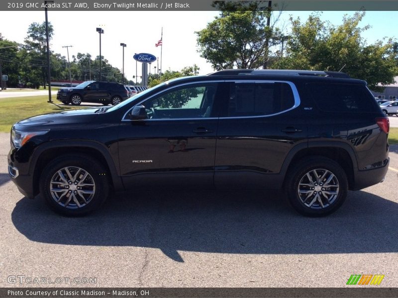 Ebony Twilight Metallic / Jet Black 2019 GMC Acadia SLT AWD