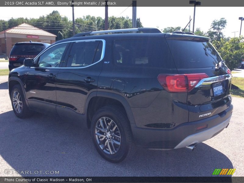 Ebony Twilight Metallic / Jet Black 2019 GMC Acadia SLT AWD