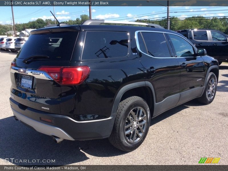 Ebony Twilight Metallic / Jet Black 2019 GMC Acadia SLT AWD
