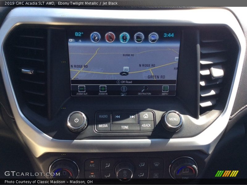 Ebony Twilight Metallic / Jet Black 2019 GMC Acadia SLT AWD