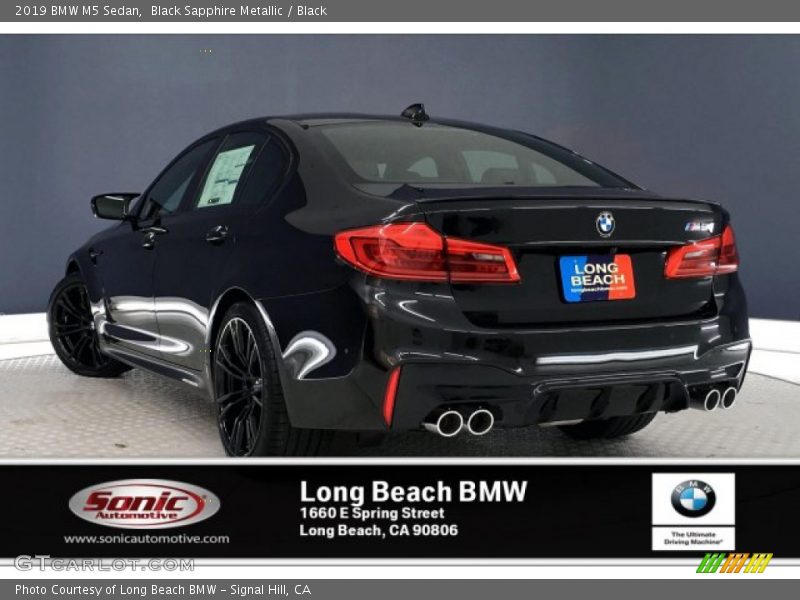 Black Sapphire Metallic / Black 2019 BMW M5 Sedan