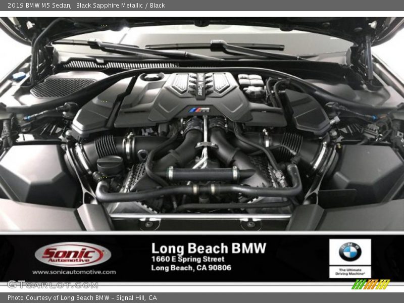 Black Sapphire Metallic / Black 2019 BMW M5 Sedan