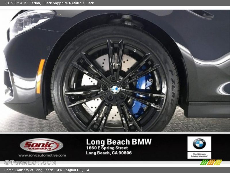 Black Sapphire Metallic / Black 2019 BMW M5 Sedan